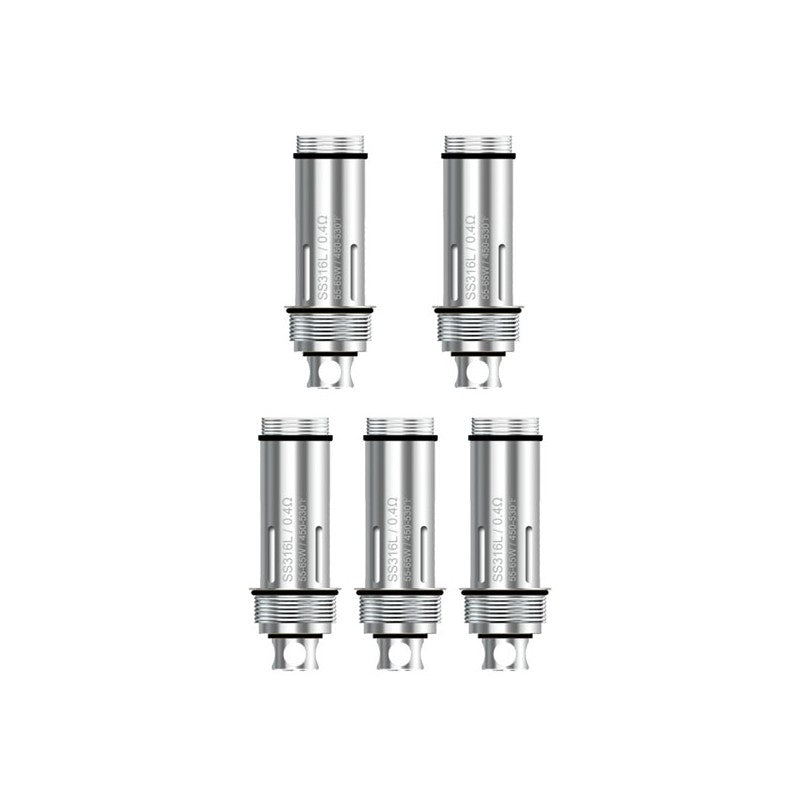5PCS-PACK Aspire Cleito SS316L Replacement Coil 0.4 Ohm