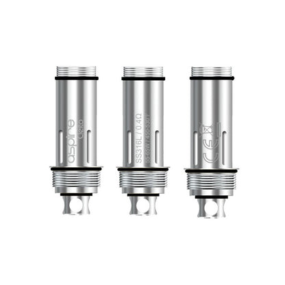 5PCS-PACK Aspire Cleito SS316L Replacement Coil 0.4 Ohm