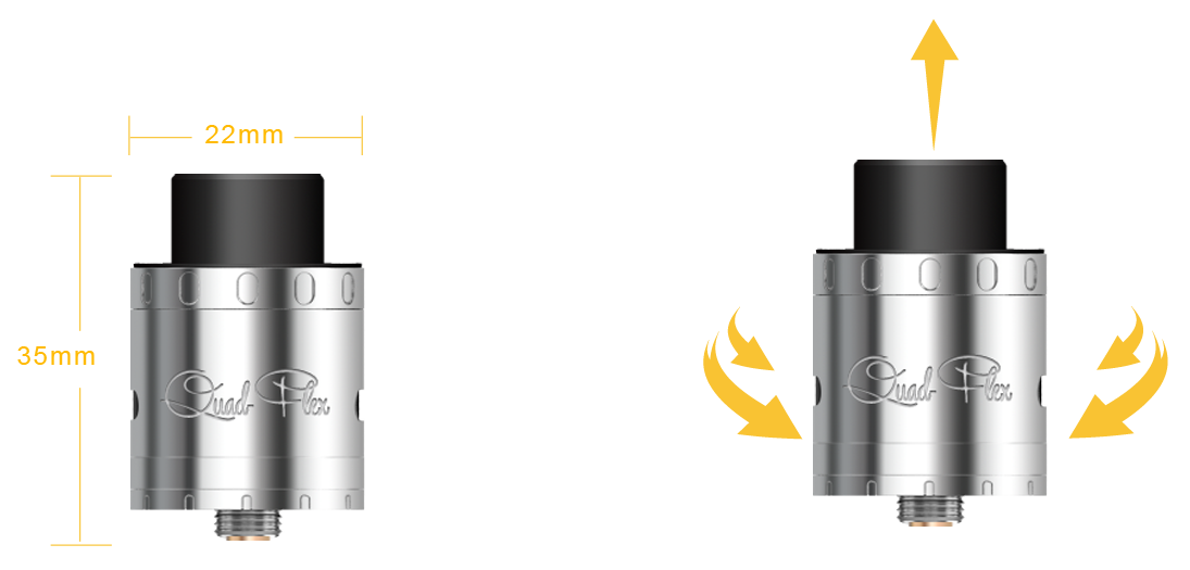 Aspire Quad-Flex Power Pack 4-in-1 Tank Atomizer