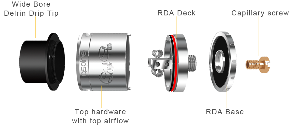 Aspire Quad-Flex Power Pack 4-in-1 Tank Atomizer