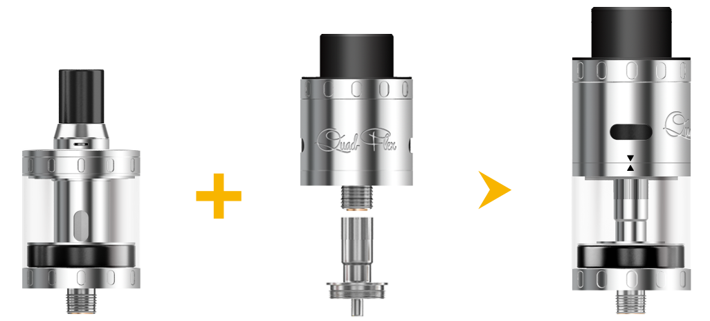 Aspire Quad-Flex Power Pack 4-in-1 Tank Atomizer