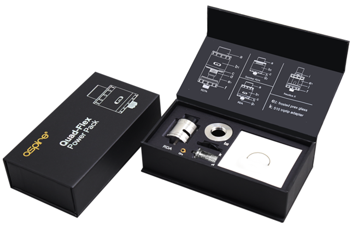 Aspire Quad-Flex Power Pack 4-in-1 Tank Atomizer