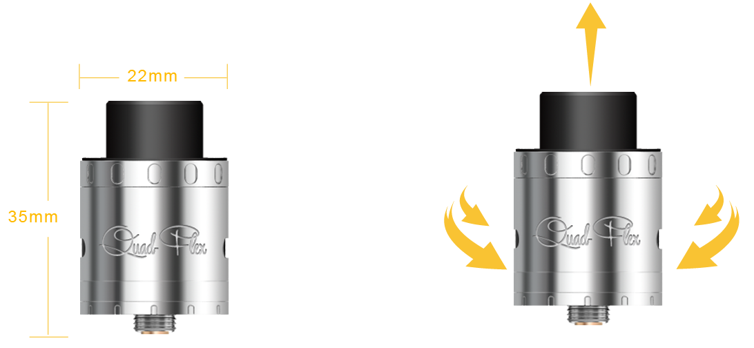 Aspire Quad-Flex 22mm Survival Kit