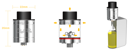 Aspire Quad-Flex 22mm Survival Kit