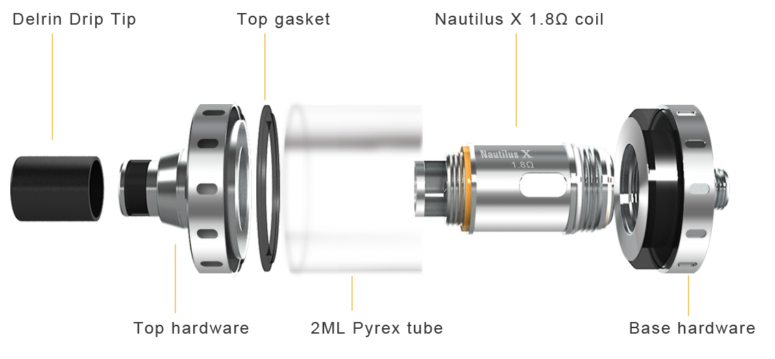 Aspire Quad-Flex 22mm Survival Kit