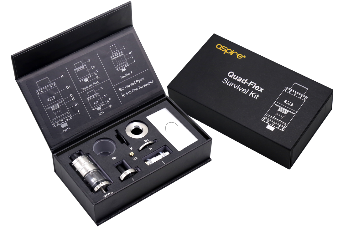 Aspire Quad-Flex 22mm Survival Kit