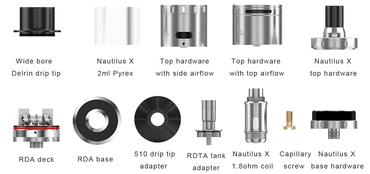 Aspire Quad-Flex 22mm Survival Kit