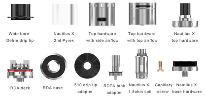 Aspire Quad-Flex 22mm Survival Kit
