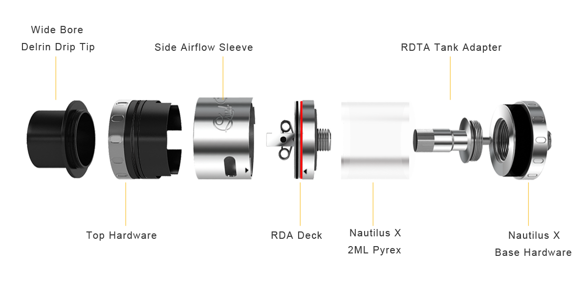 Aspire Quad-Flex 22mm Survival Kit