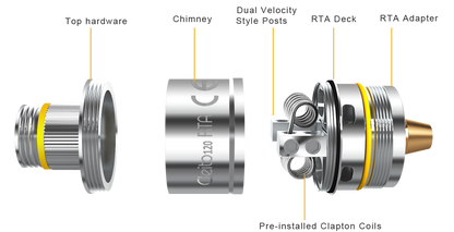 Aspire Cleito120 RTA System