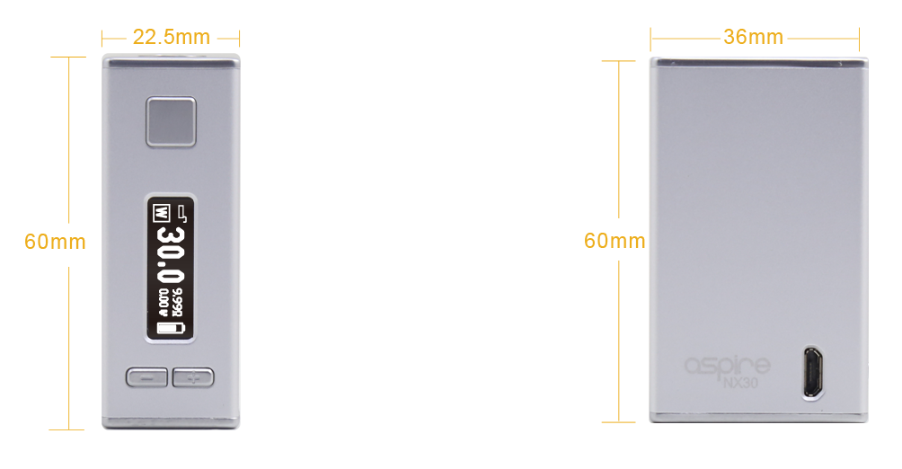 Aspire NX30 Box Mod 30W 2000mAh Kit