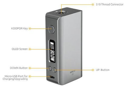 SMOK Koopor Knight 80W Starter Kit with Helmet 2.0ML Tank