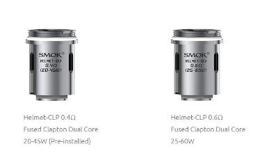 5PCS-PACK SMOK HELMET-CLP Fused Clapton Dual 0.4-0.6 Ohm Core Coils