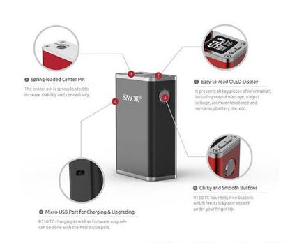 SMOK MICRO ONE 150 4.0ML-1900mAh Starter Kit