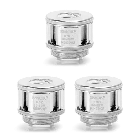 3PCS-PACK Smok Minos Q2 Core 0.3 Ohm Micro One 150 Replacement Coil Head