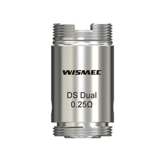 5PCS-PACK WISMEC Motiv DS Dual Replacement Coil Head 0.25 Ohm