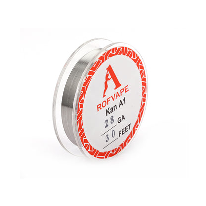 Rofvape Kanthal A1 Wire 24-26-28GA(0.5mm-0.4mm-0.32mm) Diameter (30 Feet)