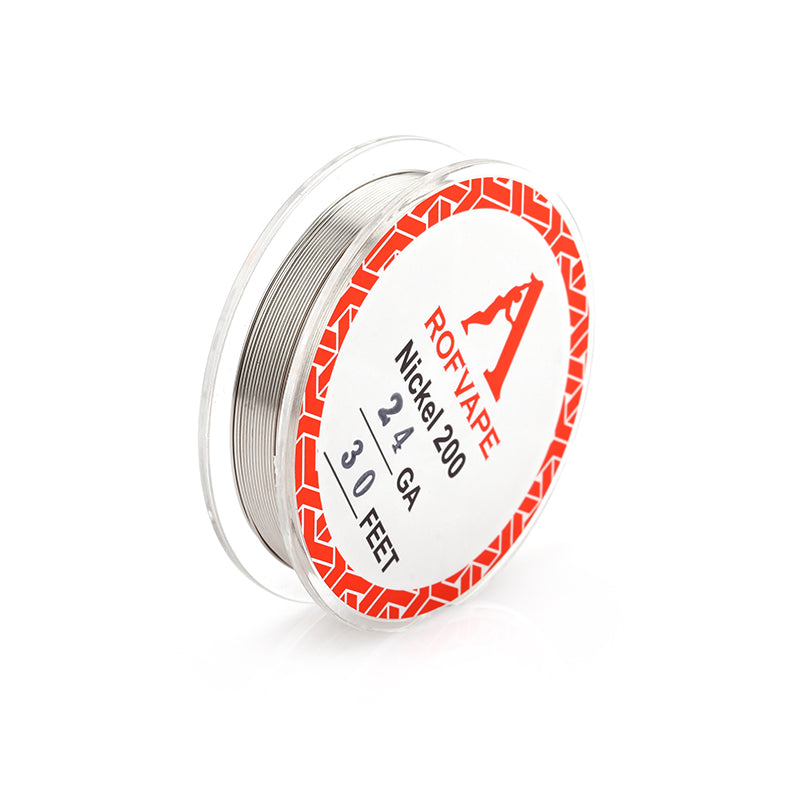 Rofvape Ni200 Nickel Wire 24-26-28GA RDA-RBA Atomizer (30 Feet)