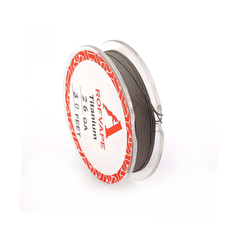 Sale online Rofvape Ti Titanium Wire 24/26/28GA(0.5mm/0.4mm/0.32mm) (30  Feet) at the perfect prices  vapormo.com