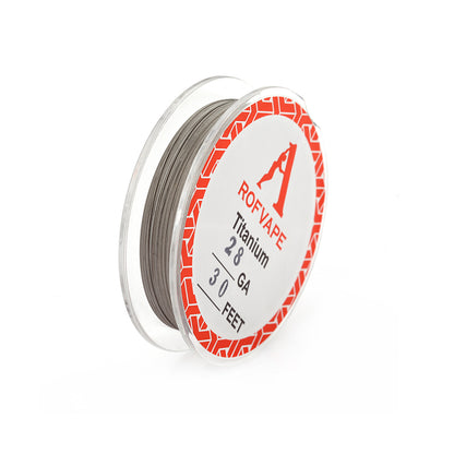 Rofvape Ti Titanium Wire 24-26-28GA(0.5mm-0.4mm-0.32mm) (30 Feet)