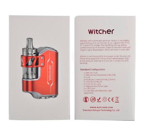Rofvape Witcher Box Mod Starter Kit with Witcher 5.5ML Tank