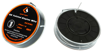 1PCS-PACK Geekvape SS Twisted Clapton TC Wire (28ga*2+30ga) 10FT