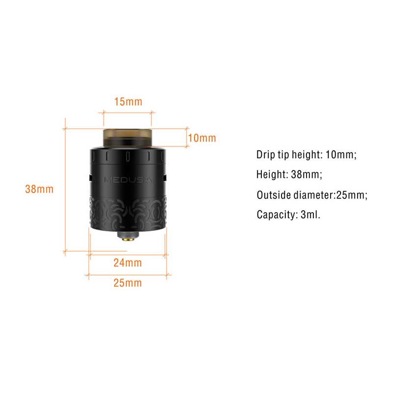 GeekVape Medusa RDTA 3ML Tank Atomizer