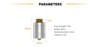 Geekvape Medusa Reborn RDTA Tank Atomizer (3.5ML)