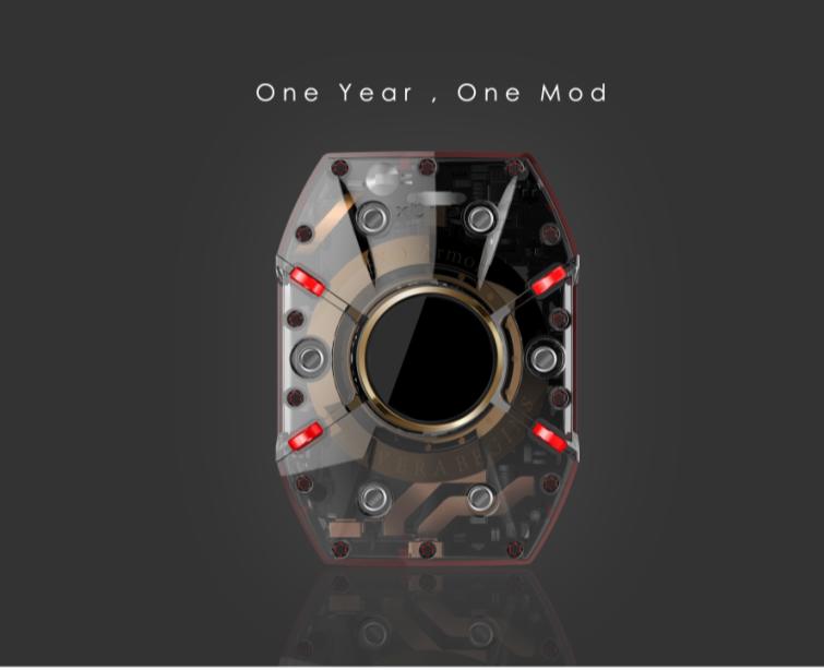 XOMO EXO-Armor 300W TC Box Mod by dual 18650 batteries