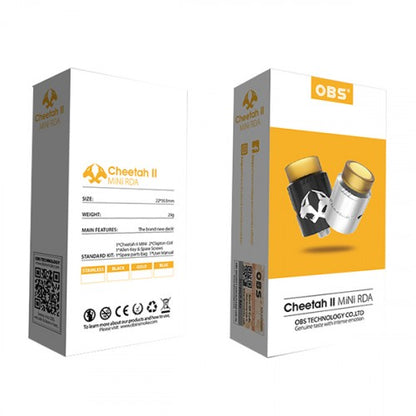 OBS Cheetah II RDA Tank Atomizer 24mm