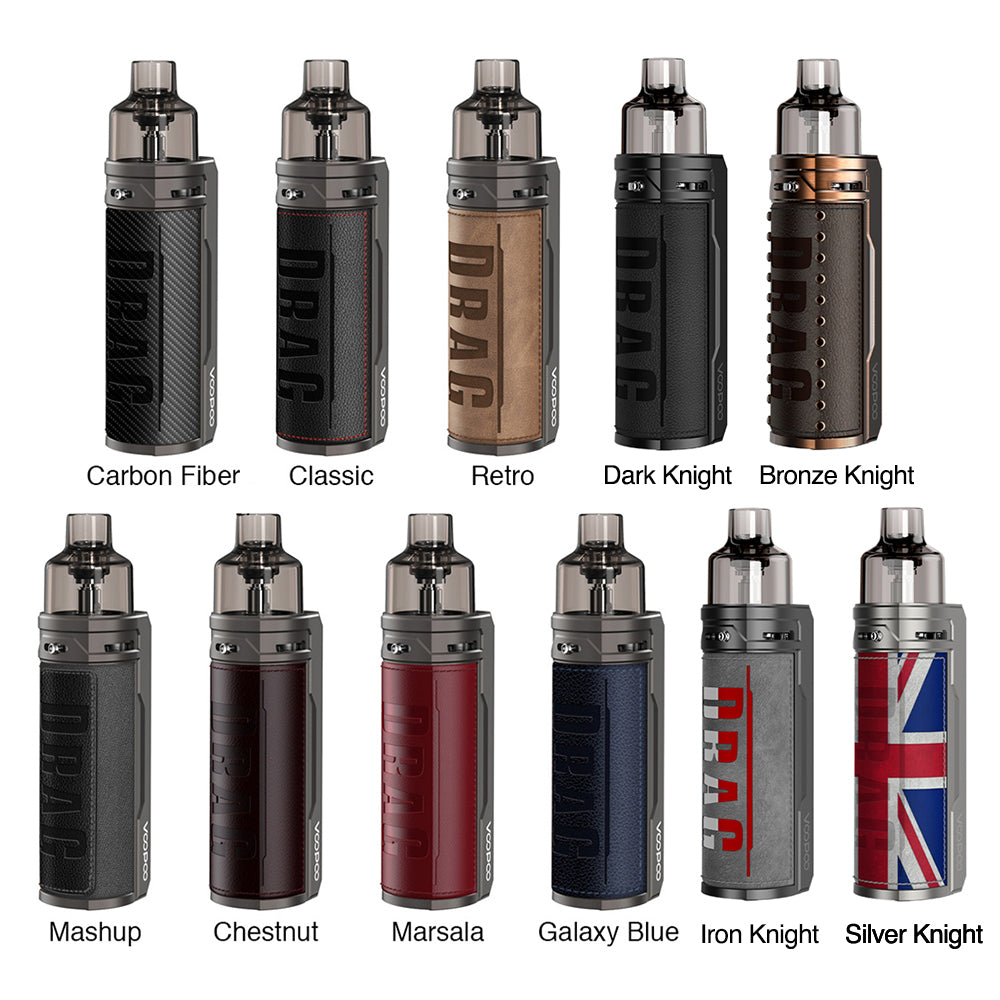 VOOPOO Drag S 60W Mod Pod Kit 2500mAh 4.5ml available online | vapormo.com VOOPOO Drag S 60W Mod Pod Kit 2500mAh 4.5ml available online | vapormo.com
