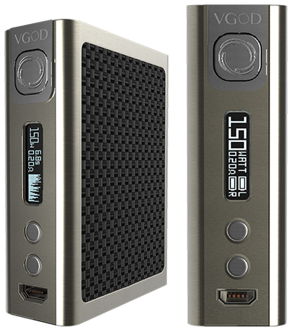 VGOD PRO 150 TC Box Mod by dual 18650 Batteries