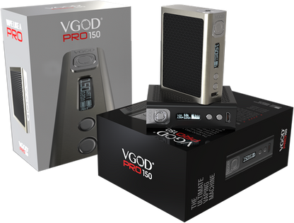 VGOD PRO 150 TC Box Mod by dual 18650 Batteries