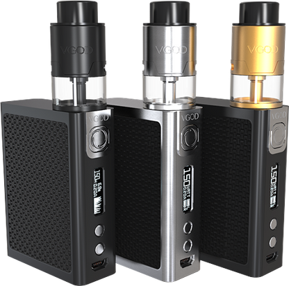 VGOD PRO 150 TC Box Mod by dual 18650 Batteries