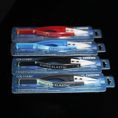 Coil Father Elastic Ceramic Tweezers