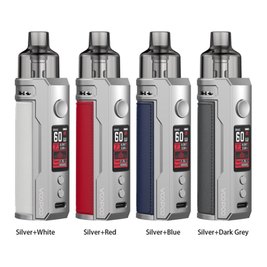 VOOPOO Drag S 60W Mod Pod Kit 2500mAh 4.5ml available online | vapormo.com VOOPOO Drag S 60W Mod Pod Kit 2500mAh 4.5ml available online | vapormo.com