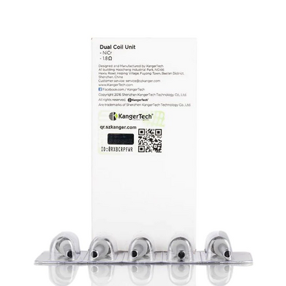 Kanger Replacement New Dual Coil 5pcs/pack