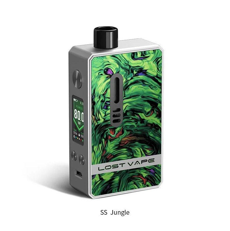 geekvape aegis solo 3 istruzioni Authentic Lost Vape Gemini Hybrid Pod System Vape Mod Kit - Black Marine,  5~80W, 1 x 18650, 4.0ml, 0.2 / 1.0ohm