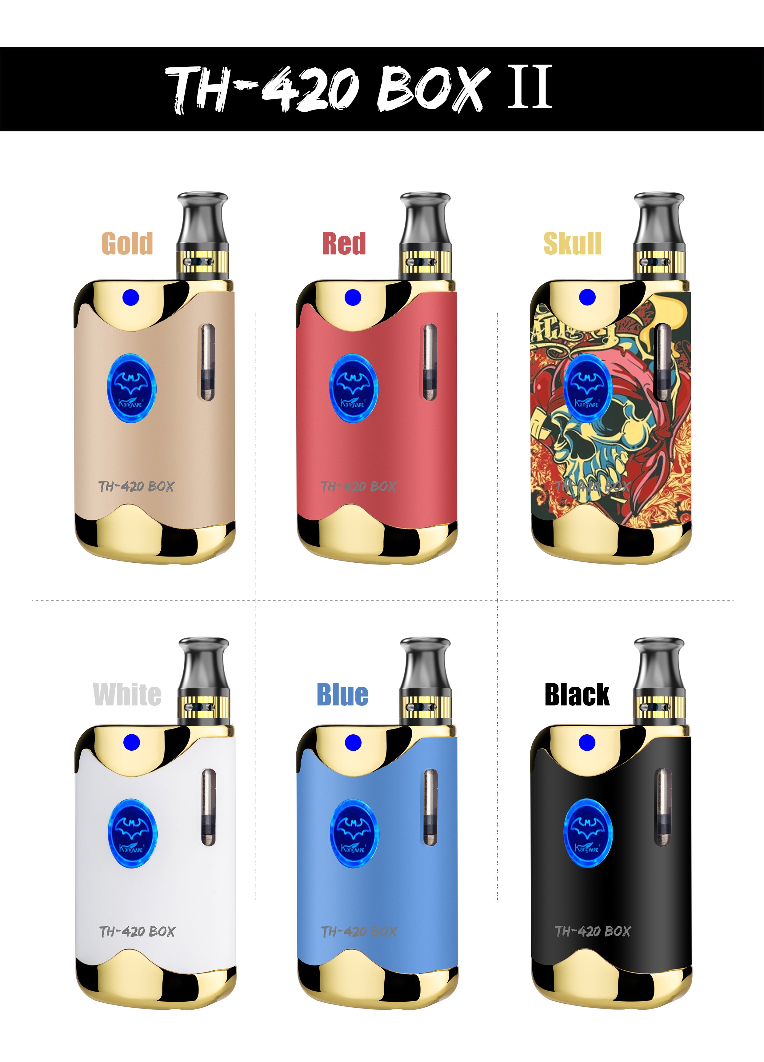 Kangvape TH-420 II Box Kit 650mAh Cheap Sale at vapormo.com