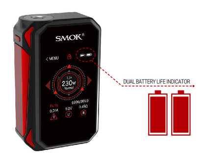 SMOK G-PRIV 2 230W Touch Screen Starter Kit With TFV8 X-Baby Tank -4ML