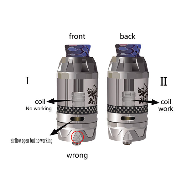HENGLING Qtank Dual Flavor Sub Ohm Tank Atomizer (5ML)