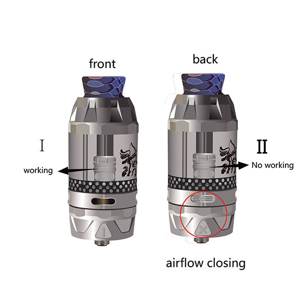 HENGLING Qtank Dual Flavor Sub Ohm Tank Atomizer (5ML)
