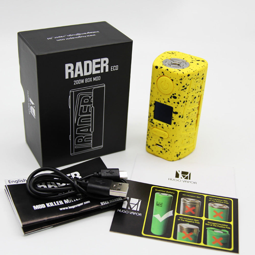 Hugo Vapor Rader ECO 200W TC Box MOD online cheap | vapormo.com Hugo Vapor Rader ECO 200W TC Box MOD online cheap | vapormo.com