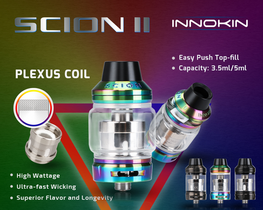 Innokin SCION II Sub Ohm Tank Atomizer (3.5ML-5ML)