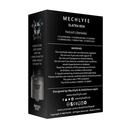 Mechlyfe x AmbitionZ Vaper Slatra Mesh BF RDA 25mm