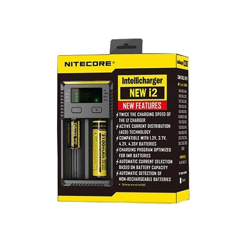 Nitecore New i2 Intellicharger Charger EU-US TC MOD Battery