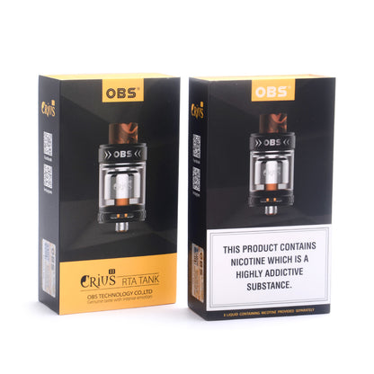OBS Crius 2 RTA Rebuildable Tank Atomizer 25mm (3.5ML)