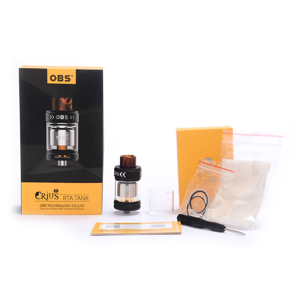 OBS Crius 2 RTA Rebuildable Tank Atomizer 25mm (3.5ML)