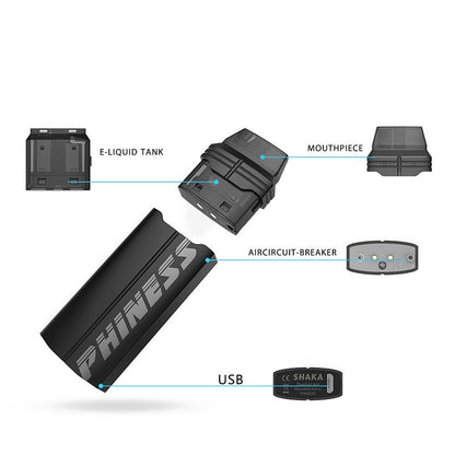 Phiness Shaka Pod System Kit - 380mAh - 1.5ml