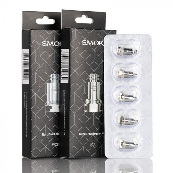 5pcs-pack - Smok Nord Replacement Coils for Priv N19 Kit, Vape Pen Nord 19 kit, Vape Pen Nord 22 Kit, Nord Aio 19 Kit, Nord Aio 22 Kit, Alike Kit, Nord 2 Kit, Fetch Mini Kit, RPM40 Kit, Nord Kit, Nord 50W Kit ,Nord Pro Kit ,Stick N18 Kit